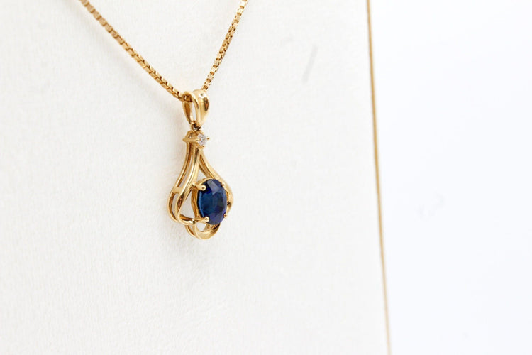 Pendentif Pendentif saphir "EROSE" 58 Facettes 240663