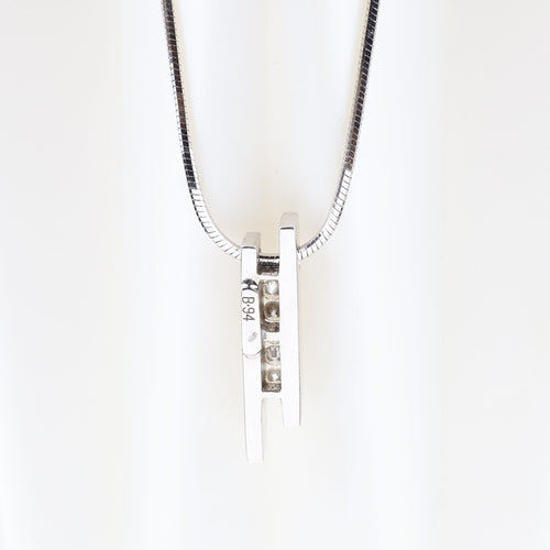 Collier Collier ras-de-cou en or blanc 18 carats serti de diamants taille brillant 58 Facettes 132939