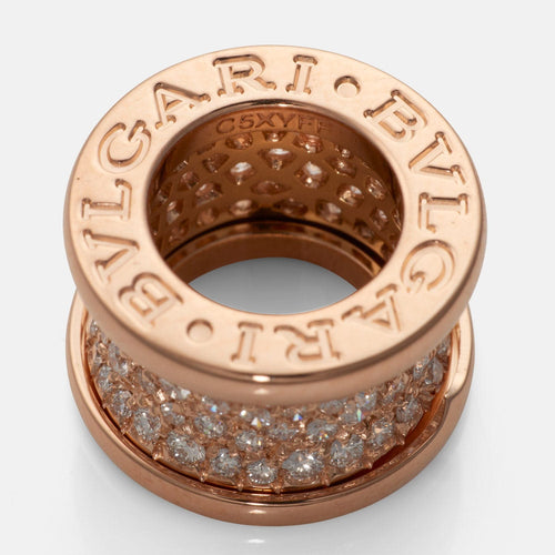 BULGARI - Collier B.Zero1 or rose diamants 58 Facettes