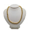 Collier Collier boules or jaune 18 carats 58 Facettes