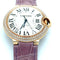 Montre CARTIER - MONTRE BALLON BLEU OR ROSE DIAMANTS 58 Facettes Cart montre