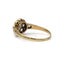 Bague 58 Bague - Or jaune, saphir et diamants 58 Facettes 1222