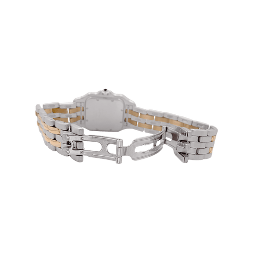 Montre Montre Cartier, "Panthère", acier, or. 58 Facettes 34383