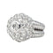 Bague 53 Bague Cocktail Or blanc Diamant 58 Facettes 4387256CN
