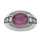 Bague 52 Bague en or blanc, tourmaline rose et diamants. 58 Facettes 22300