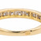 Bague 51 Bague Demi alliance Or jaune Diamant 58 Facettes 1733143CN