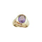 Bague 57.5 Bague Améthyste ovale en solitaire Or Jaune 18K 58 Facettes 1687
