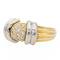55 Bague Or jaune, Or blanc Diamant 58 Facettes 1639196CN