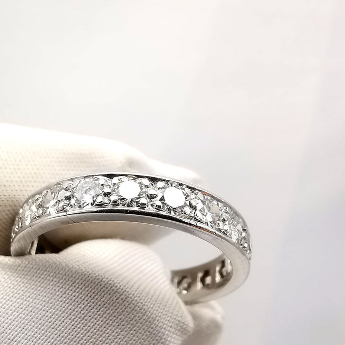 Anillo de matrimonio Americano platino diamantes