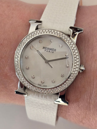 Montre HERMES - Montre Heure H ronde 58 Facettes