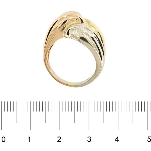 Bague Anello 3 ori a fascia 58 Facettes 28296
