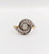 Bague tourbillon antique en or 18k et platine, diamants taille ancienne 58 Facettes A06455