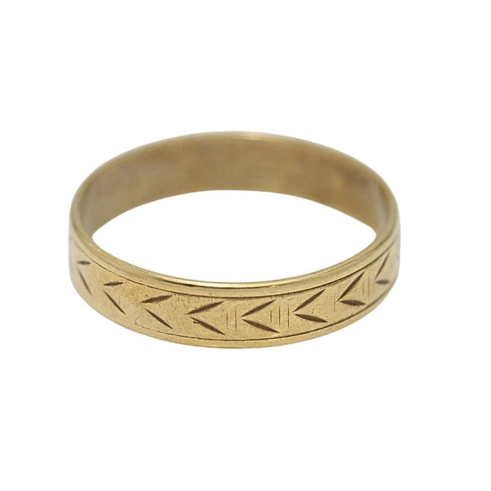 18k gold wedding ring