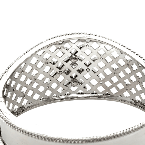 Bracelet Bracelet jonc en or blanc 58 Facettes 7094/15