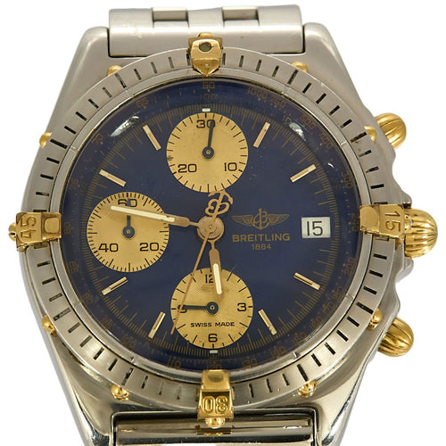 Montre BREITLING - Chronomat - Montre en acier et acier doré à boitier rond à mouvement automatique 58 Facettes B250201