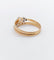 Bague 58.5 Bague toi et moi antique en or rose 18k et diamants taille ancienne 58 Facettes A06482