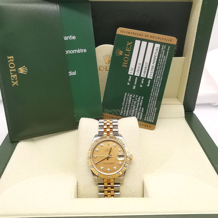 Montre ROLEX - Montre Datejust 31 58 Facettes