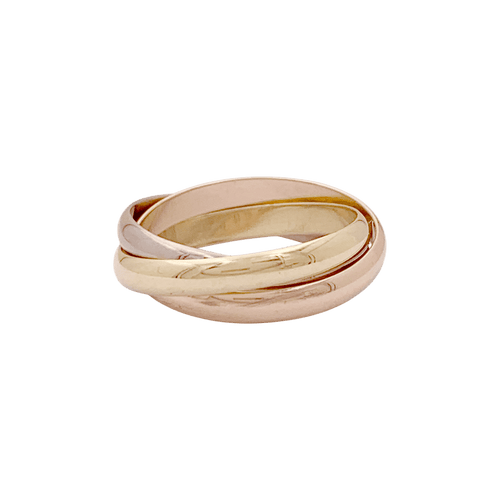 Bague 53 Bague CARTIER Trinity, trois ors. 58 Facettes 34758