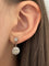 Boucles d'oreilles Boucles d’oreilles anciennes pendantes en or jaune et diamants 58 Facettes