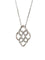 Collier Collier, en or blanc 14k serti de diamants 58 Facettes