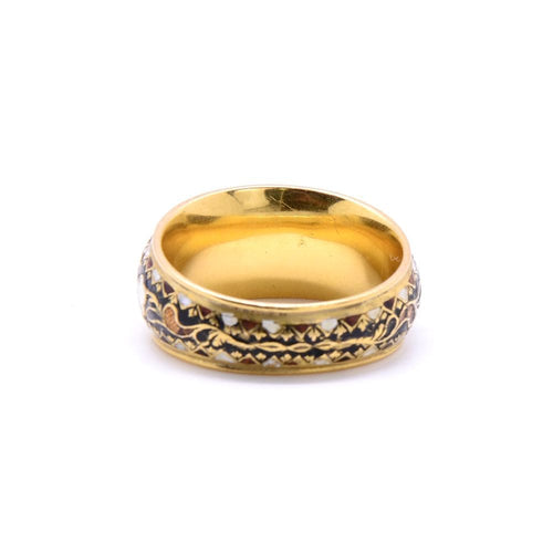 Bague 65.5 Bague d’homme indienne, or jaune et saphir 58 Facettes 174