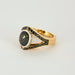 Bague 55 Bague or jaune, diamant noir 58 Facettes 240334