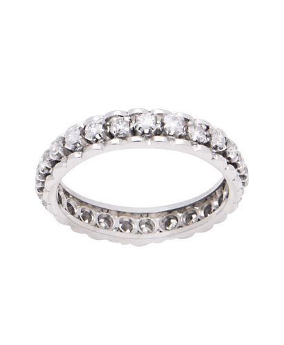 Alliance Tour Complet Or blanc 18K Diamant