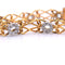 Bracelet BRACELET EN OR JAUNE ET BLANC 18 CARATS 58 Facettes