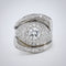 Bague 50 Bague Art Déco -Tank 1930 en platine, diamant central 0,70 ct. 58 Facettes