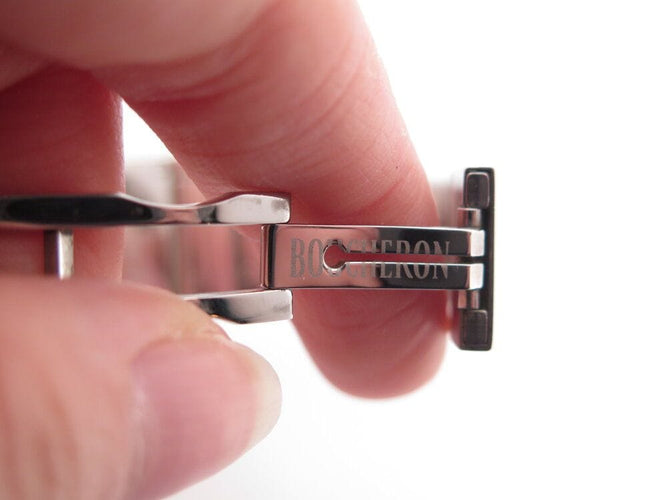 Montre vintage montre BOUCHERON reflet icare 34 mm quartz classique acier diamant 58 Facettes 268397