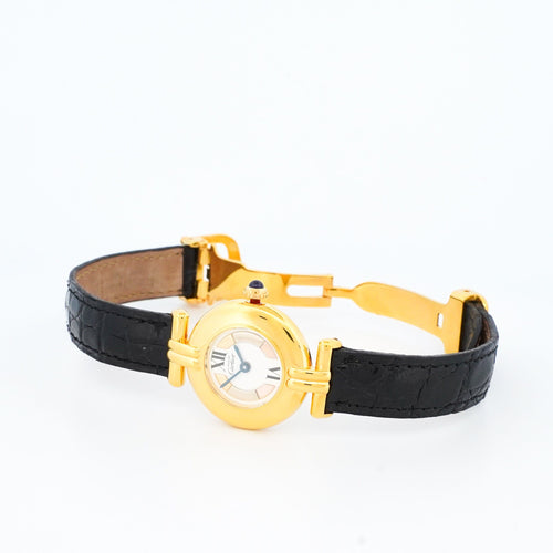 Cartier Must Colisée - Ivory trinity dial 58 Facettes