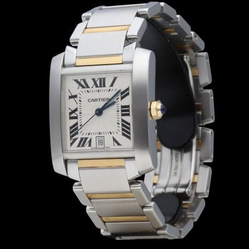 Montre Cartier Montre Tank Française Gm 58 Facettes MT39055