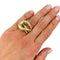 Bague 47 Bague "Noeud", deux ors sertie de diamants. 58 Facettes 31192