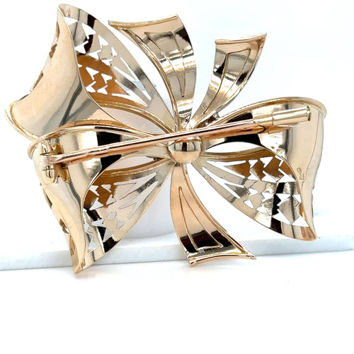 Broche Broche « Noeud » Or Rose - Diamants 58 Facettes Réf 1.0000027/5