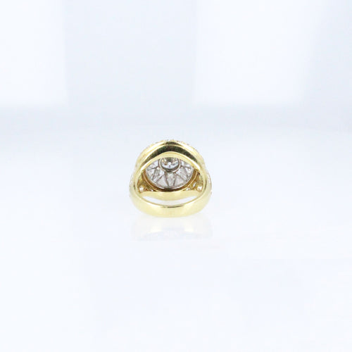 Bague 50.5 Bague diamants en or jaune 58 Facettes 001.39269