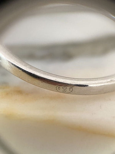 Bague 57 Bague CHAUMET en or blanc 18K modèle « Attrape-moi si tu m’aimes » 58 Facettes