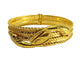 Bracelet Bracelet serpent or jaune et rubis 58 Facettes