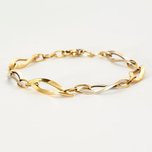 Bracelet Gourmette Vague 58 Facettes LP241