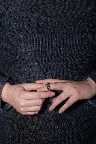 Bague 50 Chanel Bague Coco Or blanc 58 Facettes 3911601RV