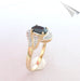 Bague Bague Saphir Diamants Or 18 K 58 Facettes AA 1548