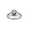Bague 48 Solitaire - Or, Platine, Diamant 0,50 carat 58 Facettes 250274R