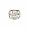 Bague 54 BULGARI - Bague Parentesi or blanc et diamants 58 Facettes BUL-RI-PAR-WG-DI