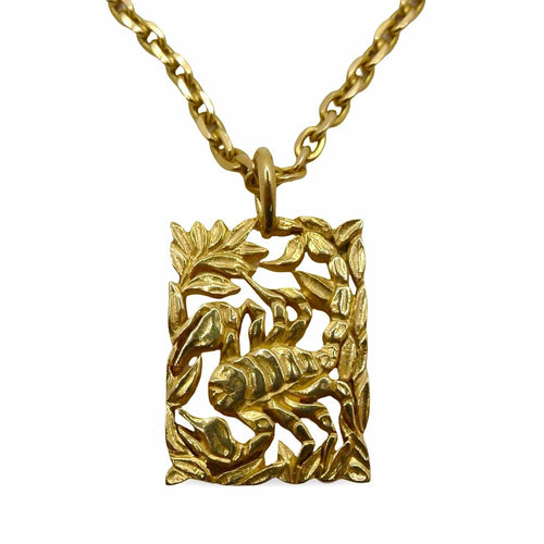 Pendentif Van Cleef & Arpels Paris - Pendentif Moderniste Scorpion Or Jaune 58 Facettes 00050701