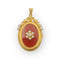 Pendentif Pendentif porte-photo or jaune, perles et cornaline 58 Facettes 149062349