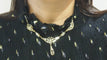 Collier Collier draperie en or jaune 58 Facettes 31915