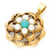 Pendentif Pendentif en grappe de perles turquoise 58 Facettes 1502B0152FA548E68FB652ABA5C1F8C3