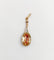 Pendentif Pendentif victorien or jaune, citrine sur paillon rouge (circa 1820) 58 Facettes A06126