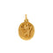 Pendentif AUGIS - Médaille religieuse or jaune, Jésus et saint Jean Baptiste 58 Facettes CHOL09262