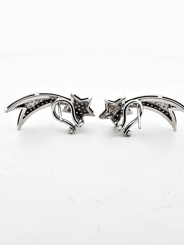 Minđuše Minđuše od belog zlata u obliku comète 58 Facettes