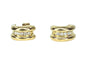 Boucles d'oreilles Paire de boucles d’oreilles en or jaune 18 carats et diamants 58 Facettes AB566